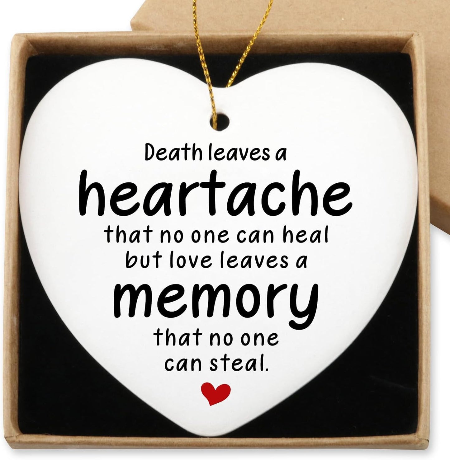 Baby Loss Gifts We Will Hold You in Our Hearts Hanging Ornament Angel Baby Memorial Gift Miscarriage Gifts for Mothers Loss of Baby Sympathy Gift Hialektur Christmas Ceramic Heart Keepsake