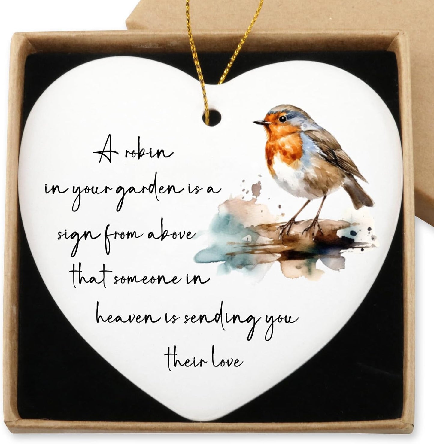 Baby Loss Gifts We Will Hold You in Our Hearts Hanging Ornament Angel Baby Memorial Gift Miscarriage Gifts for Mothers Loss of Baby Sympathy Gift Hialektur Christmas Ceramic Heart Keepsake