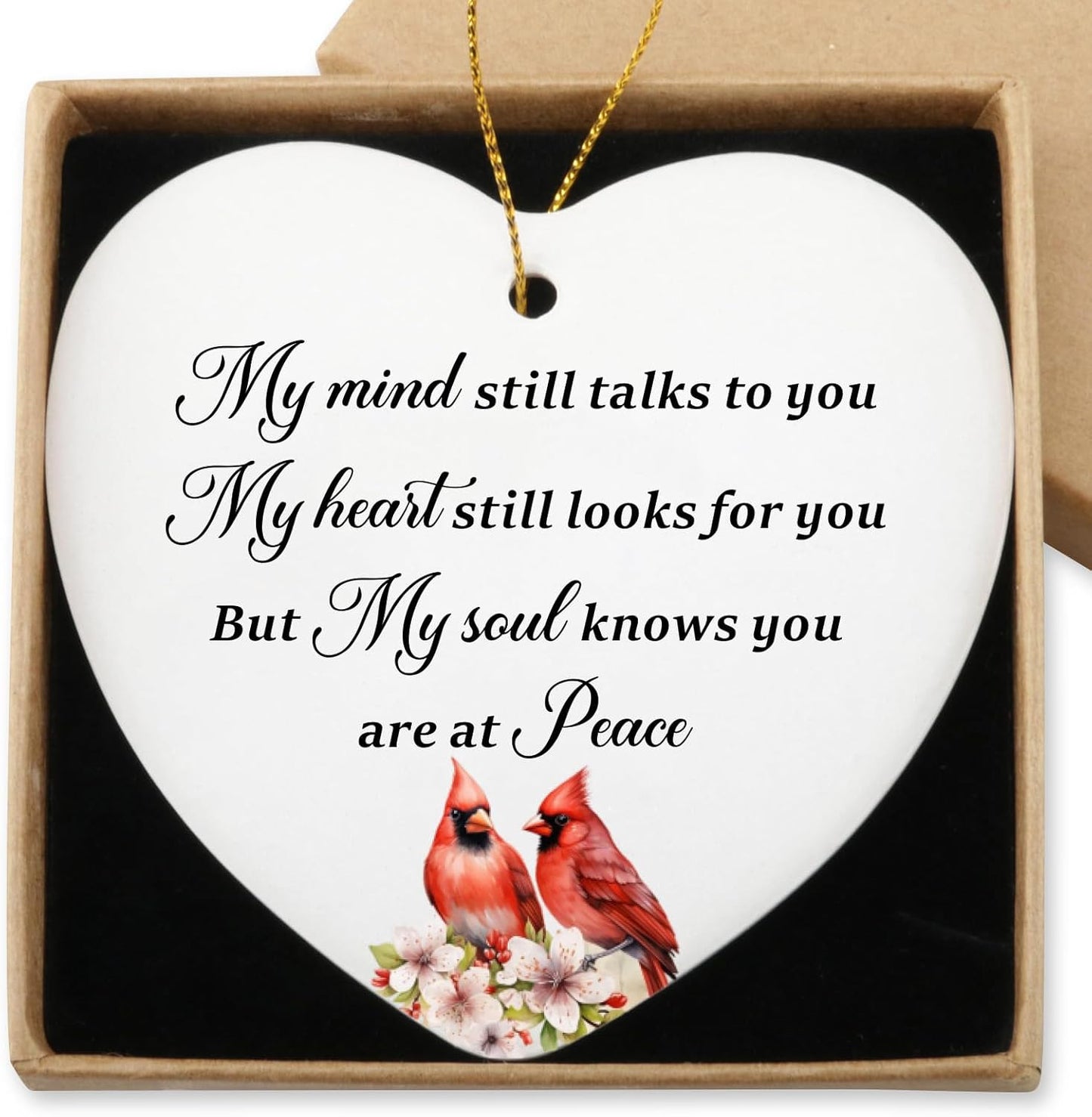 Baby Loss Gifts We Will Hold You in Our Hearts Hanging Ornament Angel Baby Memorial Gift Miscarriage Gifts for Mothers Loss of Baby Sympathy Gift Hialektur Christmas Ceramic Heart Keepsake