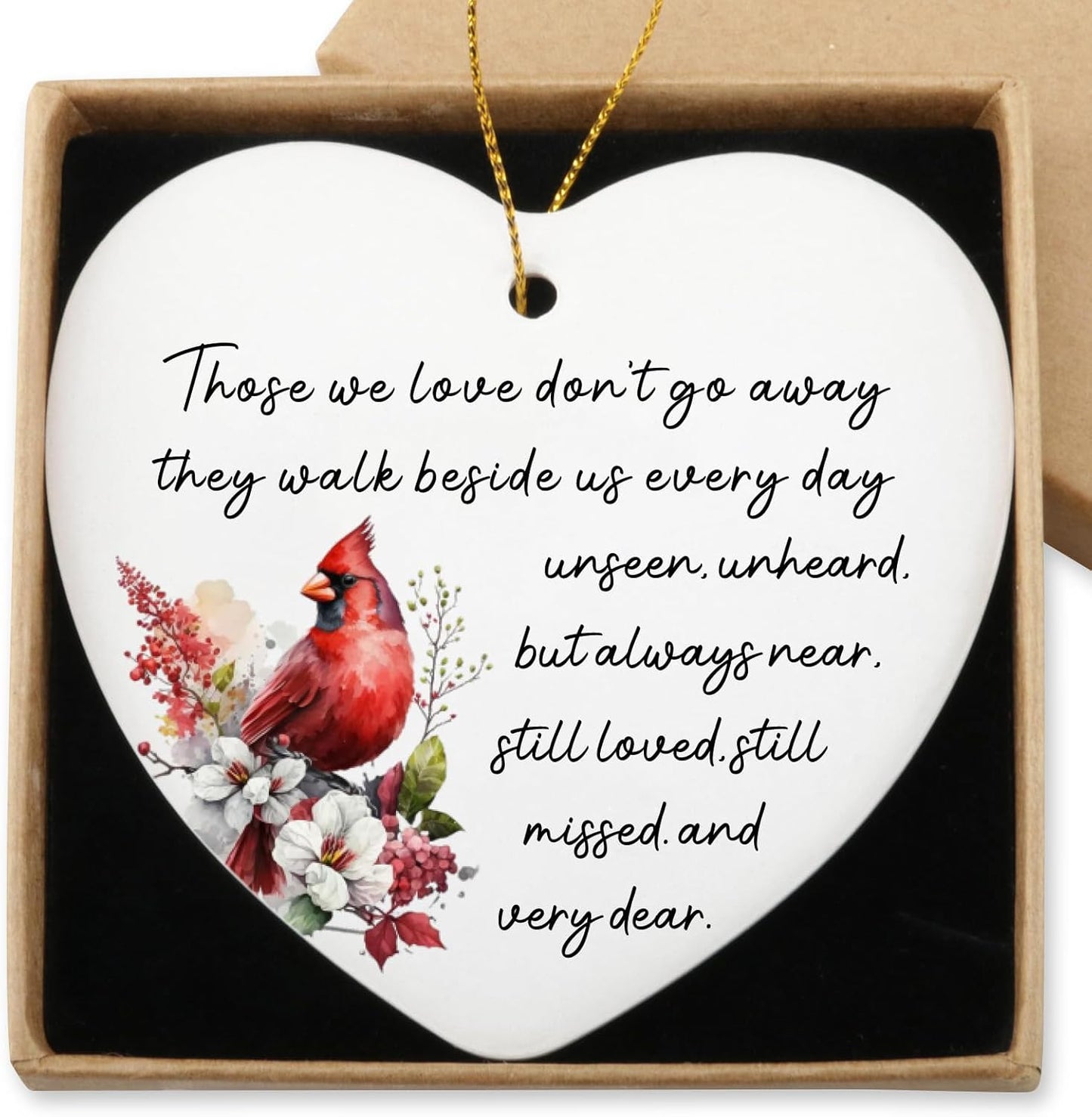 Baby Loss Gifts We Will Hold You in Our Hearts Hanging Ornament Angel Baby Memorial Gift Miscarriage Gifts for Mothers Loss of Baby Sympathy Gift Hialektur Christmas Ceramic Heart Keepsake