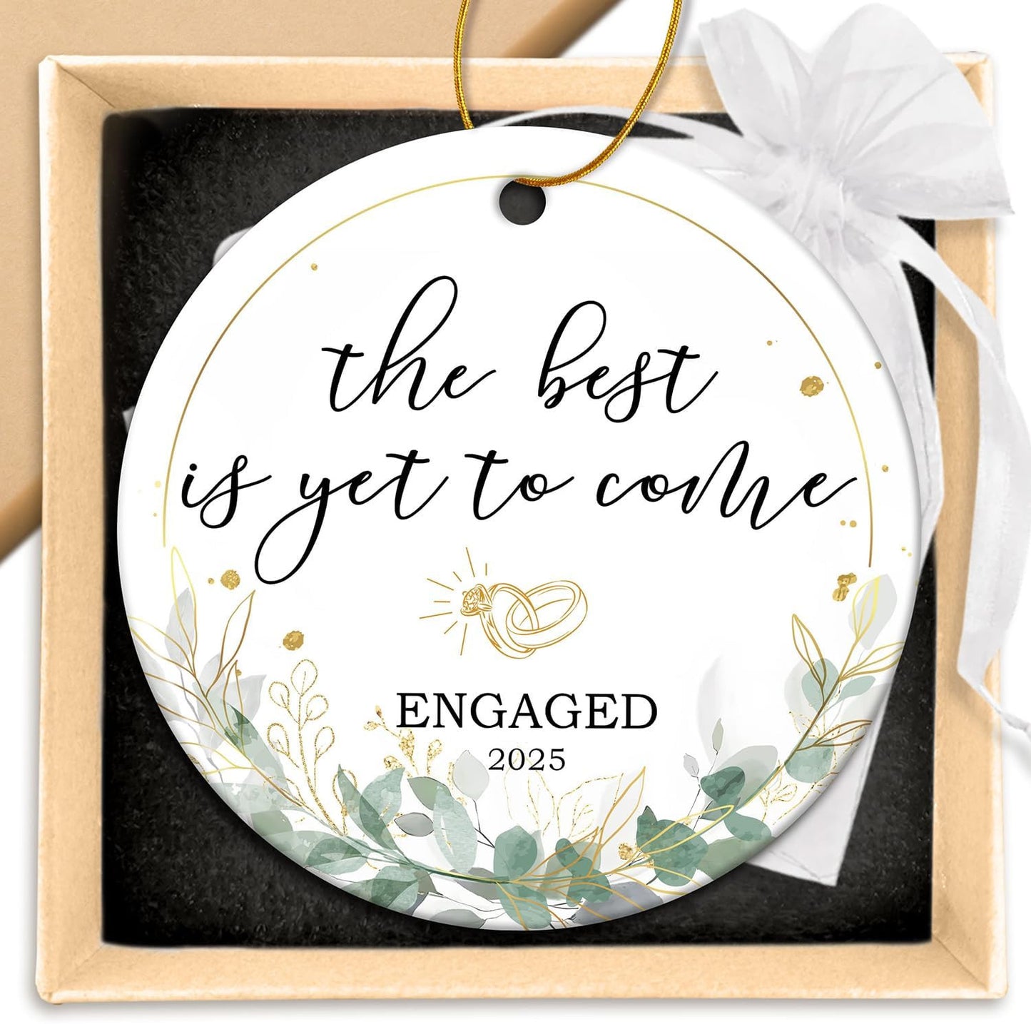 Thank You Gifts for Women Men - Teacher Appreciation Gifts - Appreciation Gift for Nurse Paraprofessional Principal Coworker Employee Counselor Boss - Retirement Farewell Going Away - Ceramic Ornament