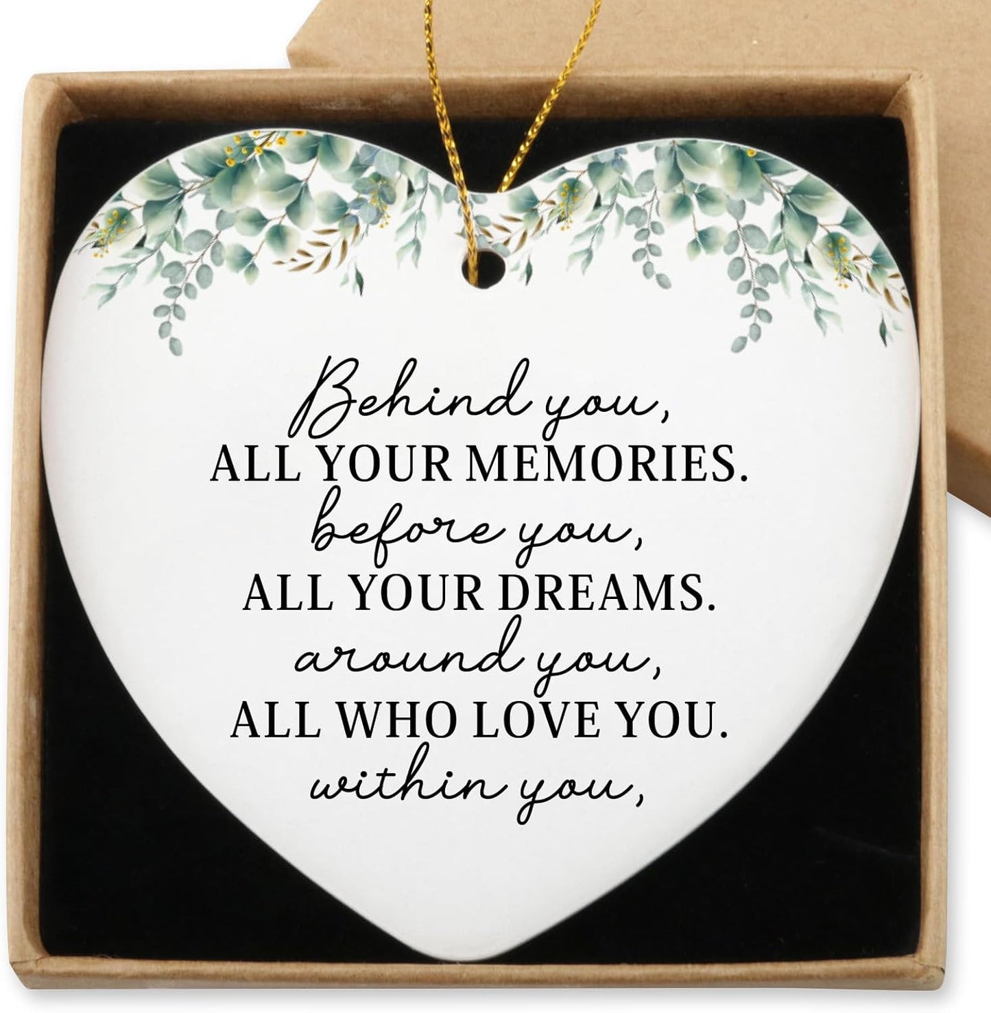 Inspirational Gifts for Women Sometimes Life Can Be Tough Hanging Ornament Thinking of You Gift Funny Birthday Encouragement Motivational Gifts for Sister Friend Christmas Ceramic Heart Keepsake