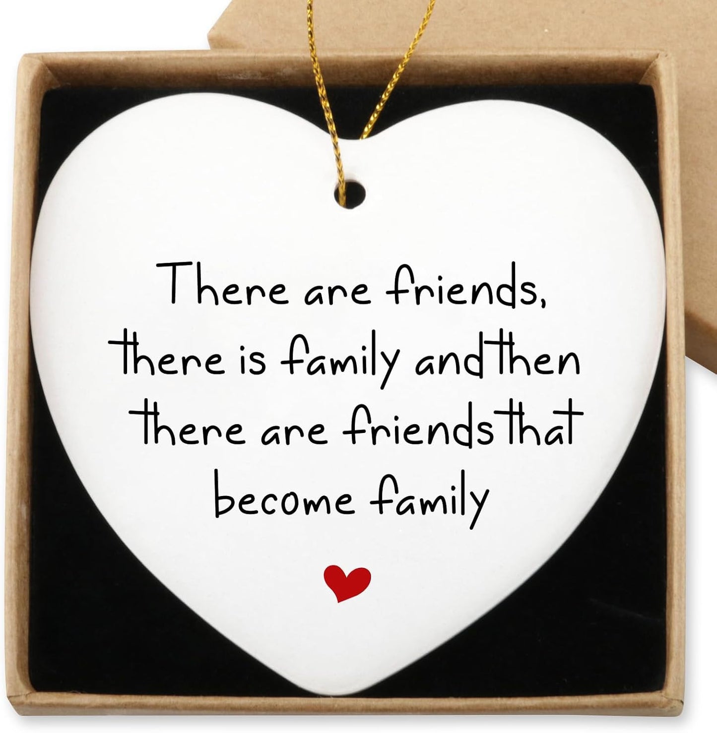 Soul Sister Gifts for Women Sisters are Like Stars Hanging Ornament Ceramic Heart Keepsake Christmas Birthday Gift for Sister Friends Female Long Distance from Sister