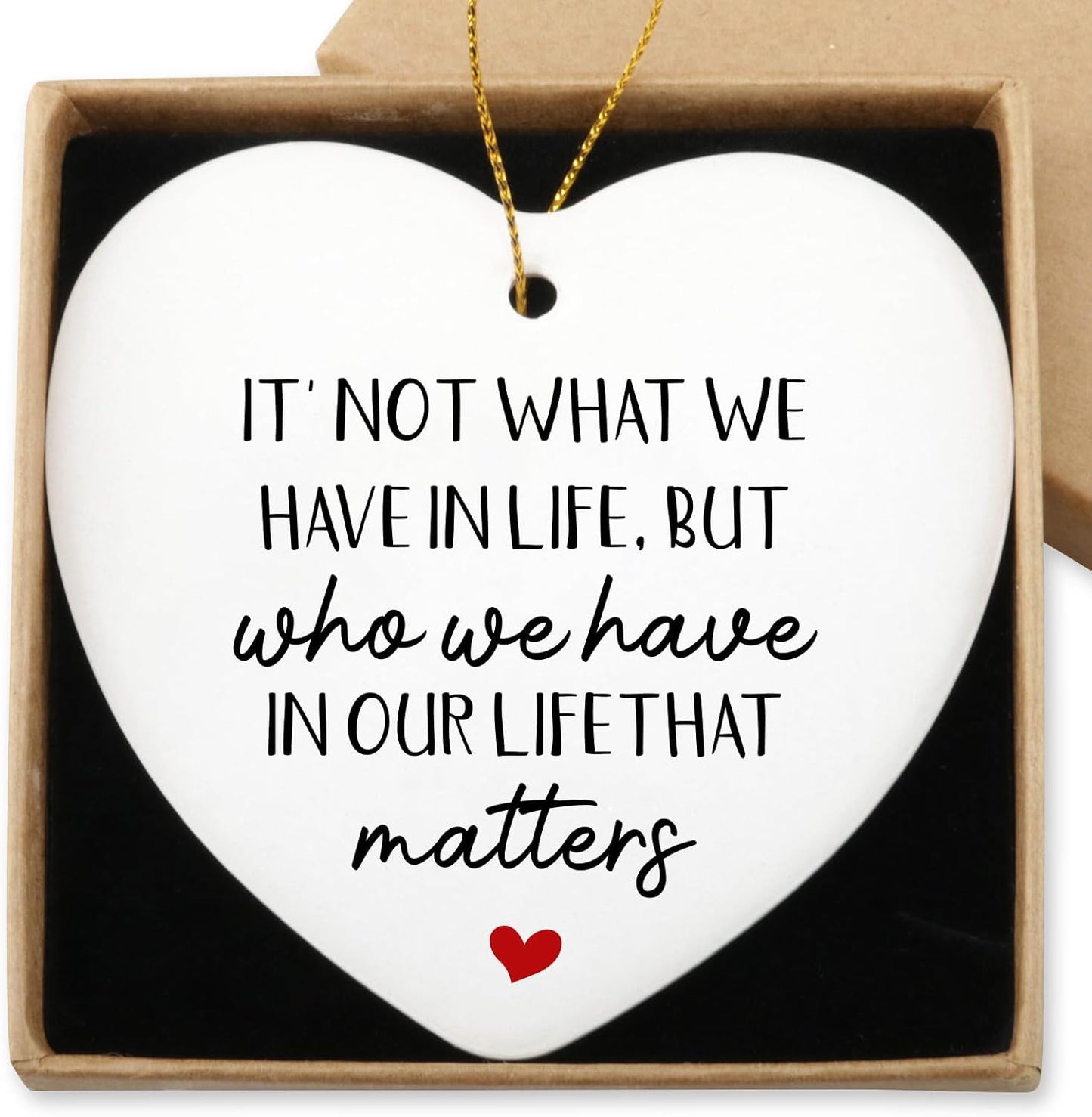 Soul Sister Gifts for Women Sisters are Like Stars Hanging Ornament Ceramic Heart Keepsake Christmas Birthday Gift for Sister Friends Female Long Distance from Sister