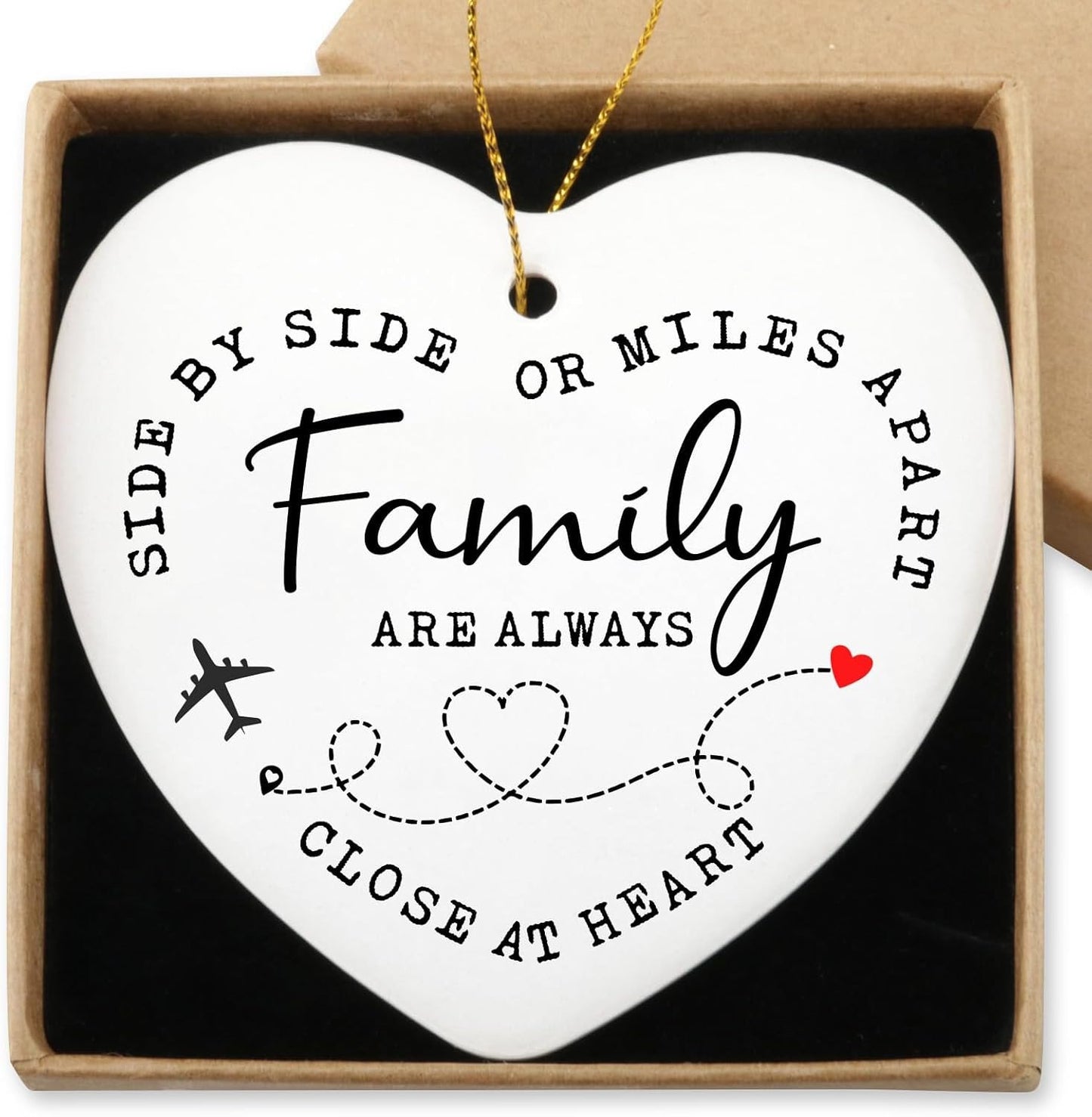 Soul Sister Gifts for Women Sisters are Like Stars Hanging Ornament Ceramic Heart Keepsake Christmas Birthday Gift for Sister Friends Female Long Distance from Sister
