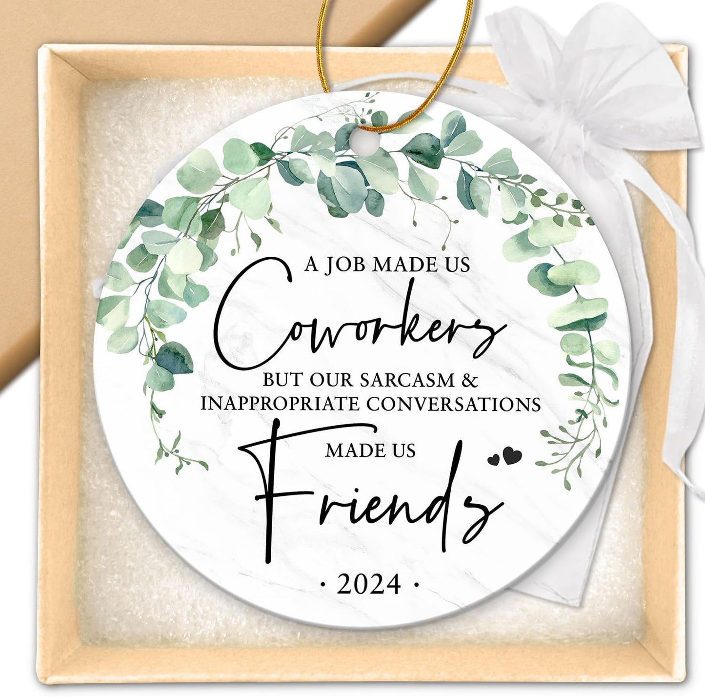 Wedding Gifts for Couples 2024 - First Christmas Married Ornament 2024, Mr and Mrs Gifts for Couples, Newlyweds - Just Married Gift Ideas, Bridal Shower Gift for Bride - 1st Christmas Ornament