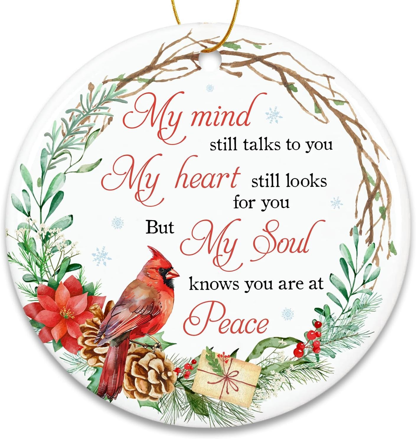 Thank You Gifts for Women Men - Appreciation Gift for Coworker Boss Teacher Nurse Mom Friend - Thanksgiving Day Gifts for Family - Being A Blessing in My Life - Ceramic Christmas Ornament 2025