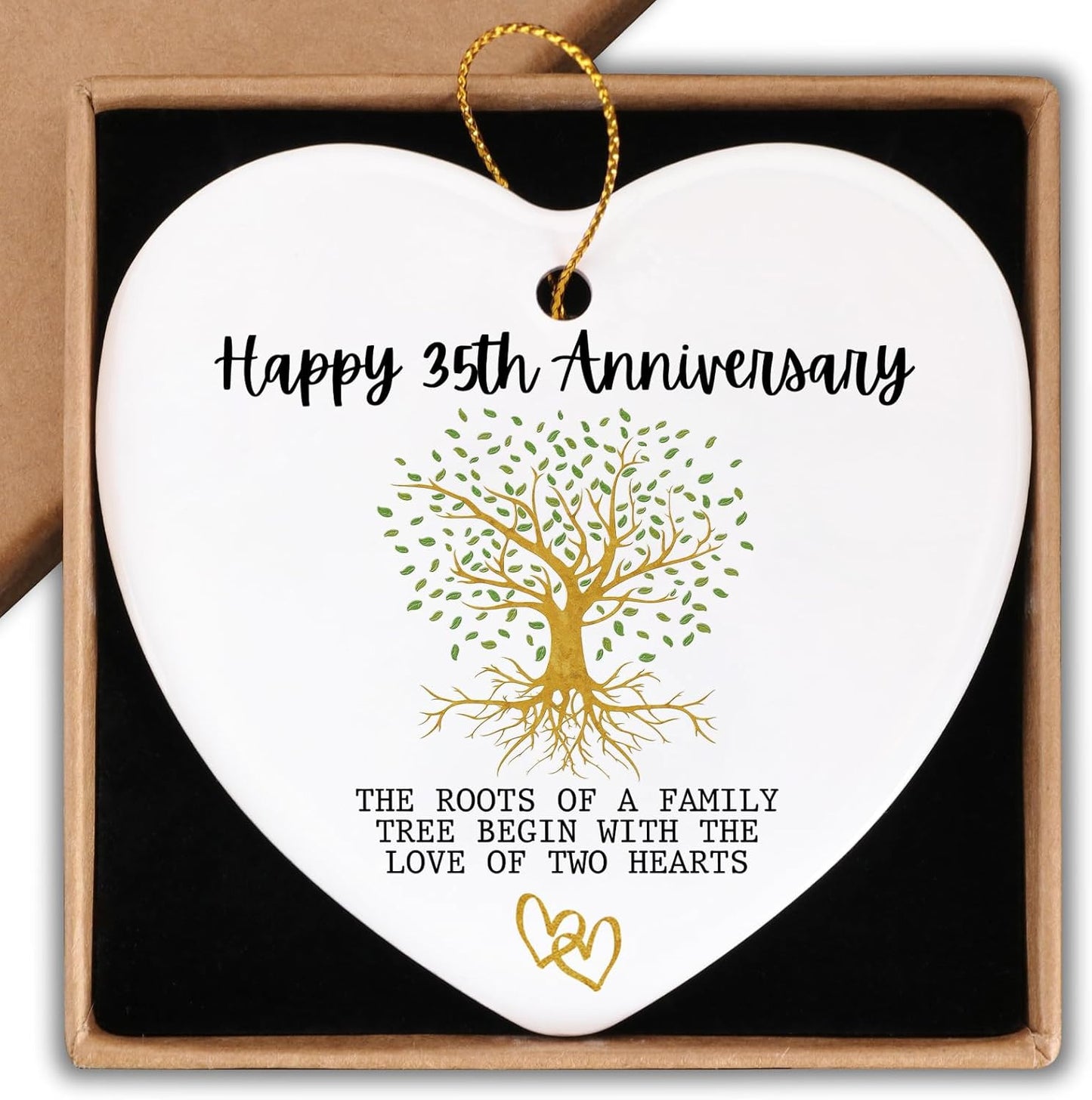50th Anniversary Marriage Gifts for Couple Happy 50th Anniversary Ornament Keepsake Sign Heart Plaque Anniversary Romantic Couple Wedding Engagement Gifts for Her Him Wife Husband
