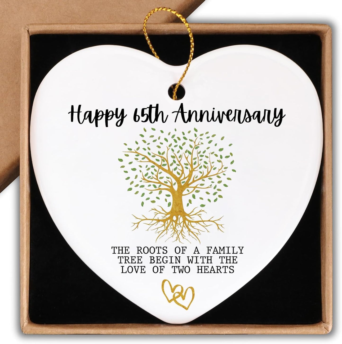 50th Anniversary Marriage Gifts for Couple Happy 50th Anniversary Ornament Keepsake Sign Heart Plaque Anniversary Romantic Couple Wedding Engagement Gifts for Her Him Wife Husband