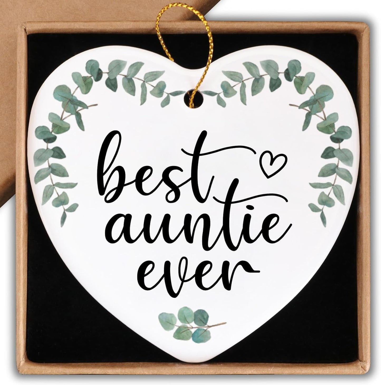 To My Grandson Gifts from Grandma Ceramic Ornament Keepsake Sign Heart Plaque Heartwarming Birthday Christmas Wedding Graduation Gifts for Grandson Family from Grandma