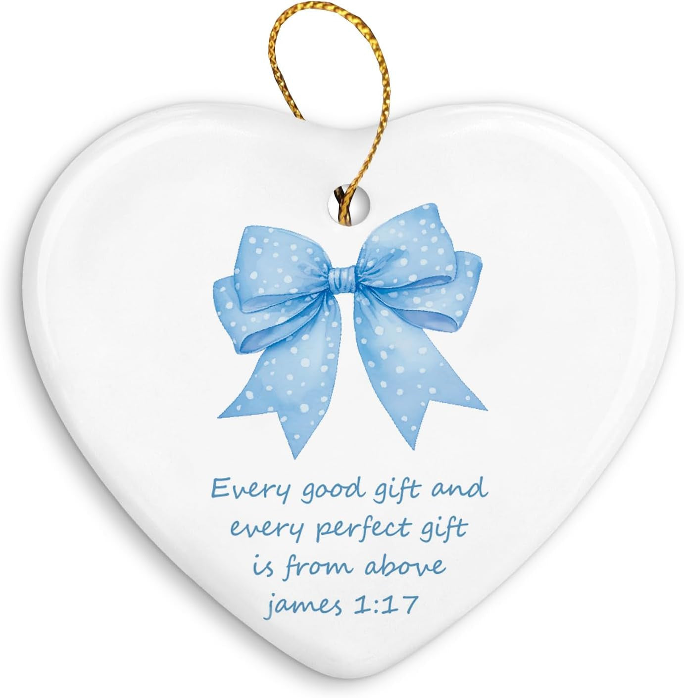 Coquette Pink Bow Christian Inspirational Gifts,God Says You are Ornaments for Christmas Tree,Preppy Girly Gifts for Women,Bible Verse Religious Scripture Ornament Keepsake Sign,Hanging