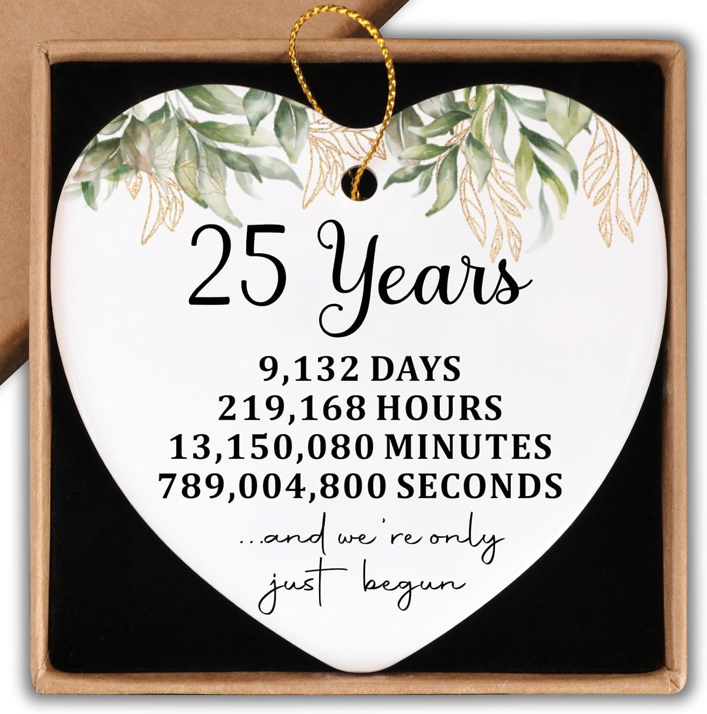 60th Wedding for Couples Parents Women Ceramic Ornament Keepsake Sign 60th Wedding Anniversary Decorations Ideas for Him Her Husband Wife