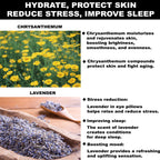 Organic Linen Aromatherapy Eye Pillow Lavender, Chrysanthemum and Black Beans