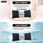 Organic Linen Aromatherapy Eye Pillow Lavender, Chrysanthemum and Black Beans
