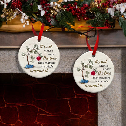Christmas Ornaments, Inspirational Gifts for Xmas Hanging Decor - Ideal Gift for Family, Sister, Friends, Couples, Women & Men - Under Tree Christmas Decoration