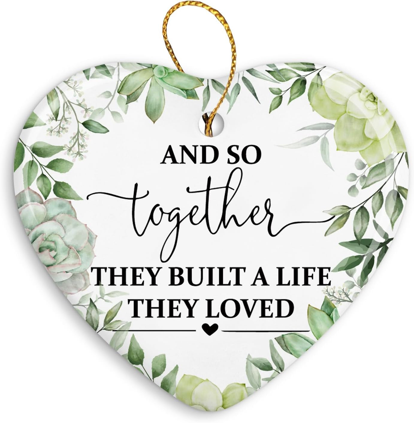 Christian Gifts Christmas Ornament Keepsake Sign,Thankful Grateful Blessed Wall Decor,Religious Christmas Ornaments for Christmas Tree,Ceramic Heart Keepsake Christmas Bible Gifts for Women