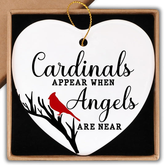 Sympathy Gifts for Loss of Loved One Ceramic Ornament Keepsake Sign Cardinals Appear Bereavement Gift Ideas Sympathy Gift Miscarriage Gifts for Mothers Loss of Dad