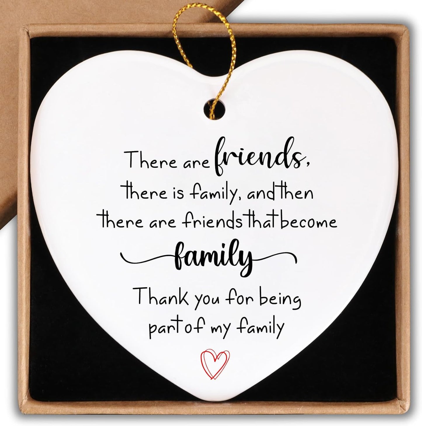 Friendship Gifts for Women Ceramic Ornament Keepsake Sign Heart Plaque I'm Here for You Best Friend Bestie Birthday Gifts for Women Going Away Gifts for Friends