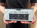Organic Linen Aromatherapy Eye Pillow Lavender, Chrysanthemum and Black Beans